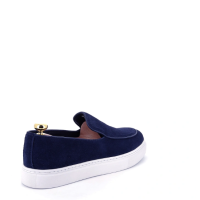 Velluto Suede Slip-on Navy